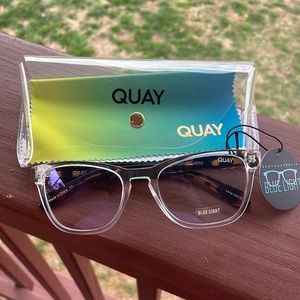 QUAY BlueLight Lenses (Clear Frame)
